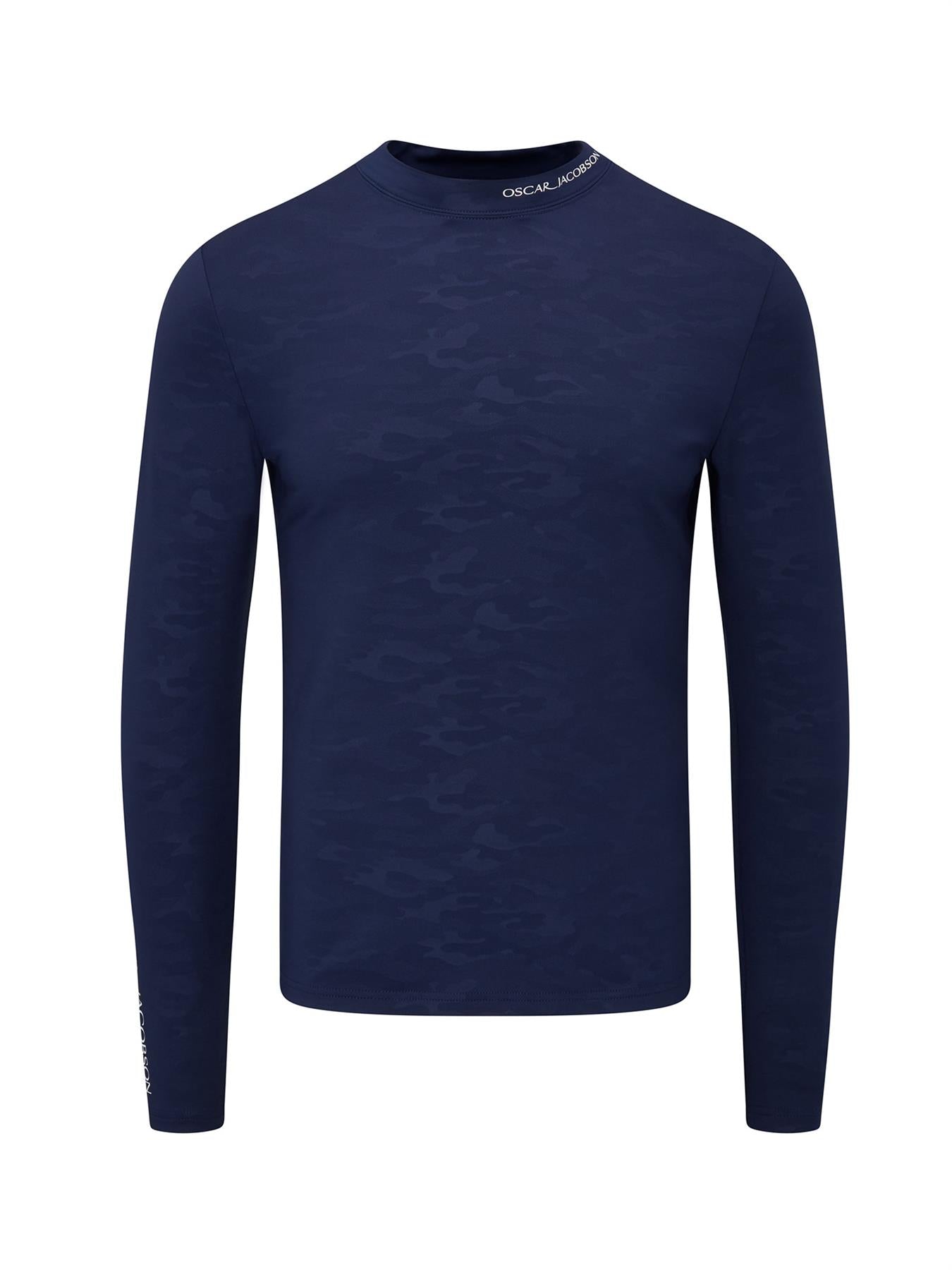 Hampton Debossed Camo Compression Base Layer - Oscar Jacobson Golf  