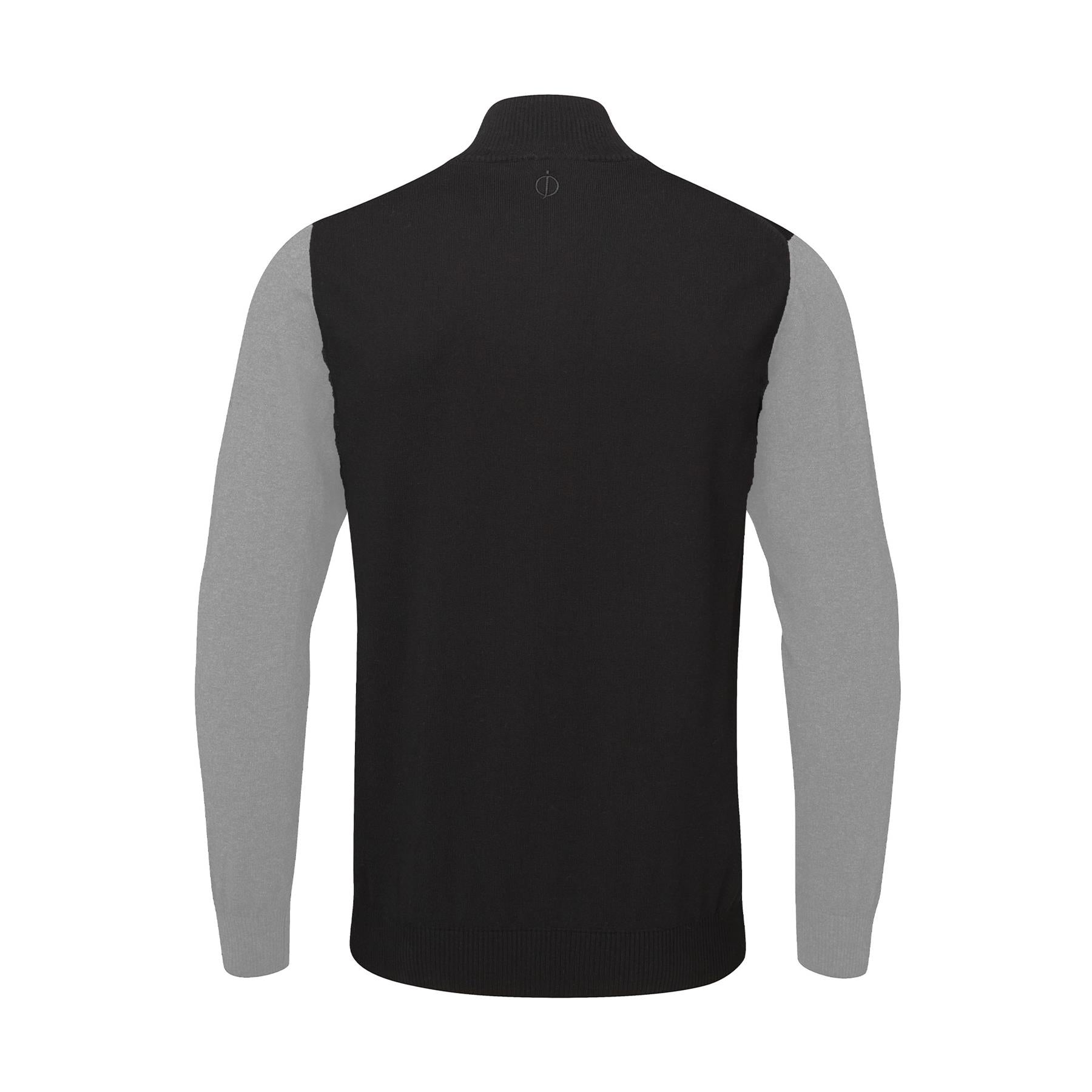 Waldorf Pin Cotton Zip Neck Sweater - Oscar Jacobson Golf  