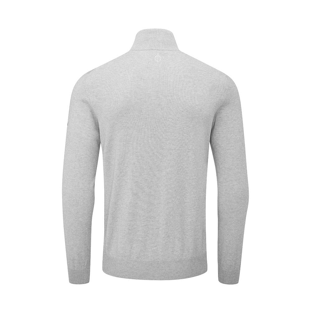 Waldorf Pin Cotton Zip Neck Sweater - Oscar Jacobson Golf  