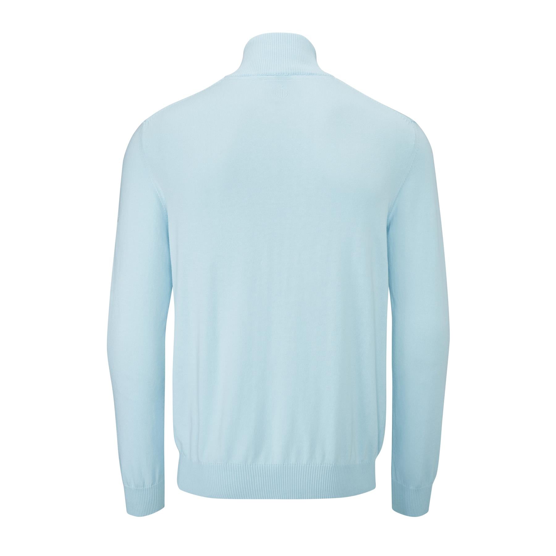 Waldorf Pin Cotton Zip Neck Sweater - Oscar Jacobson Golf  