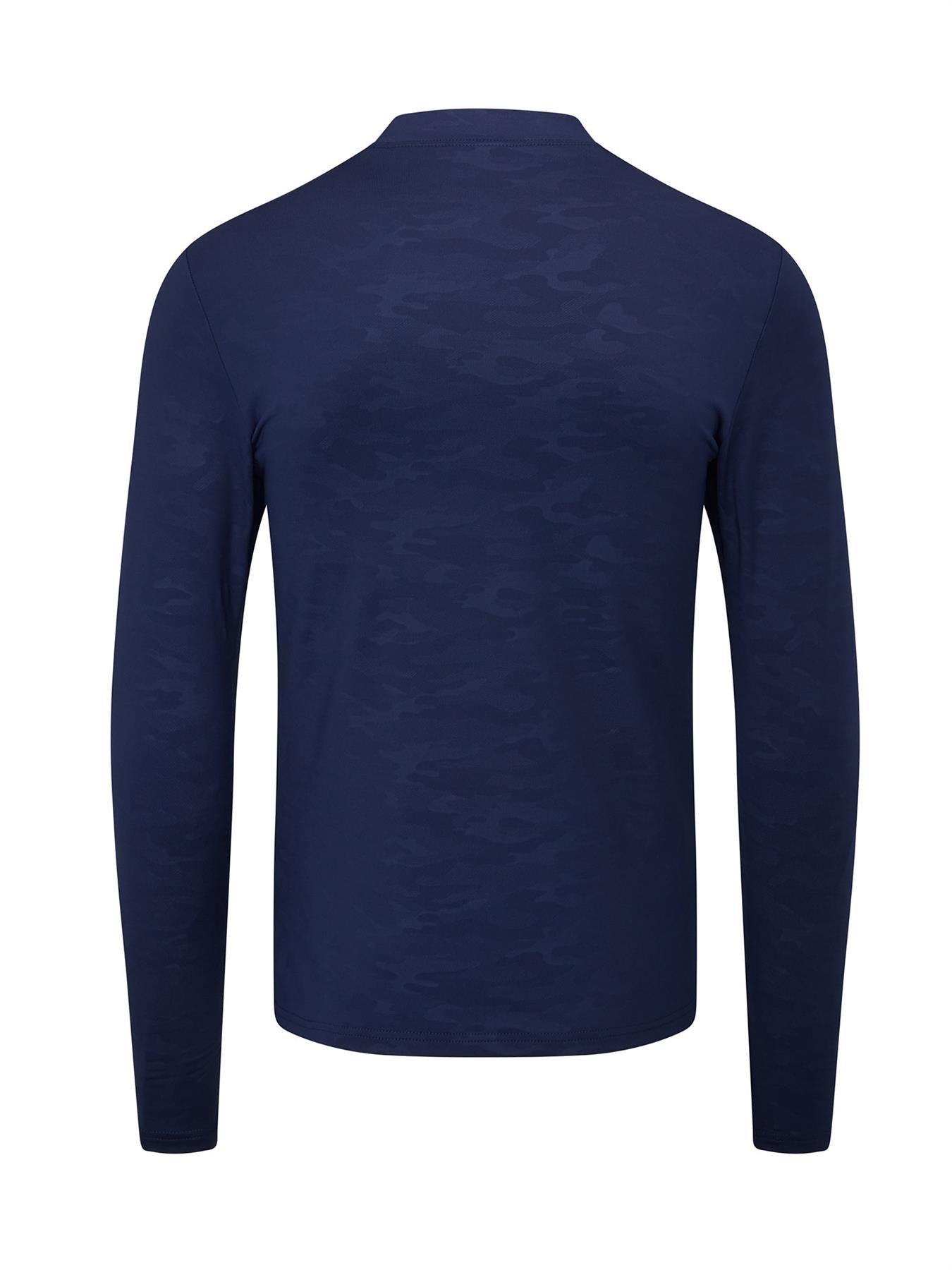 Hampton Debossed Camo Compression Base Layer - Oscar Jacobson Golf  