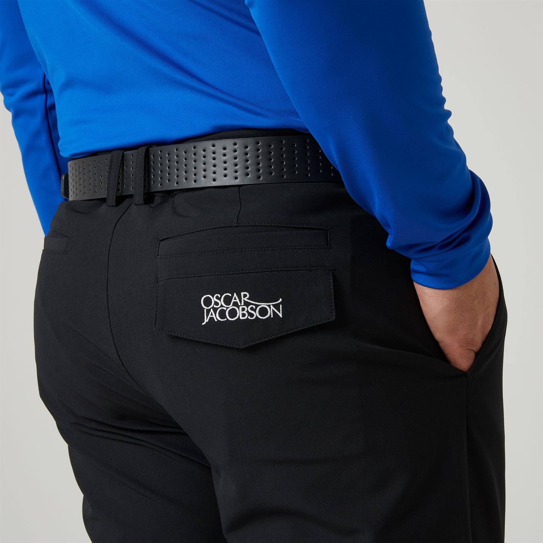 Desmond Flat Front Golf Trouser - Oscar Jacobson Golf  