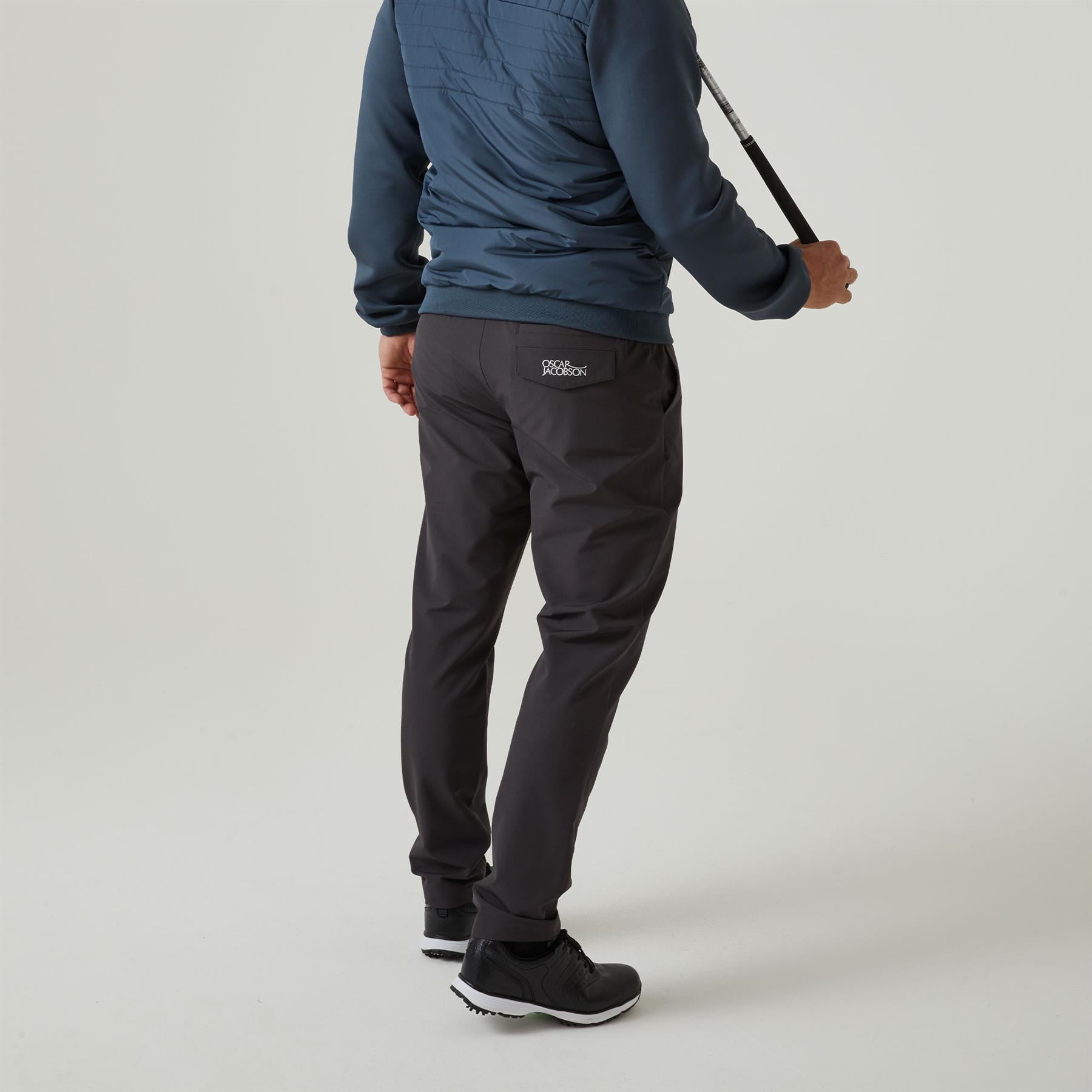 Desmond Flat Front Golf Trouser - Oscar Jacobson Golf  